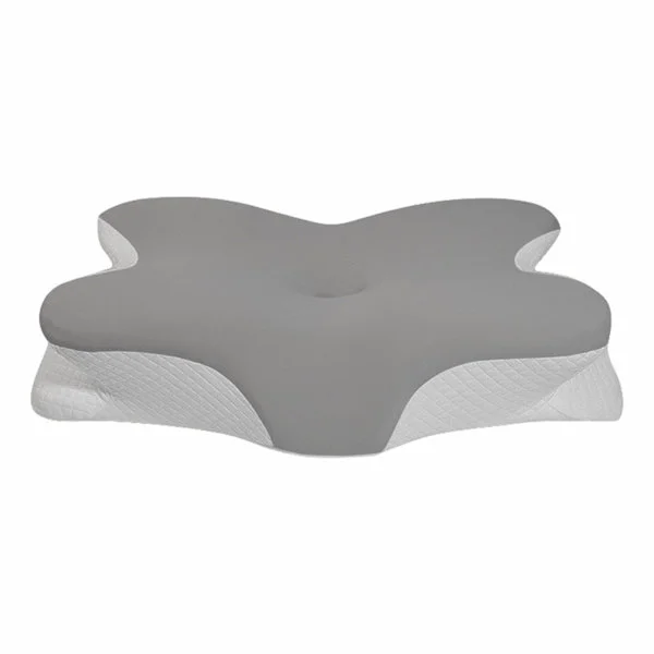 Cervical Memorys Foam Pute Sidesover Pute For Nakkesmerter Multifunksjonell Avslapning Nakkepute Grå