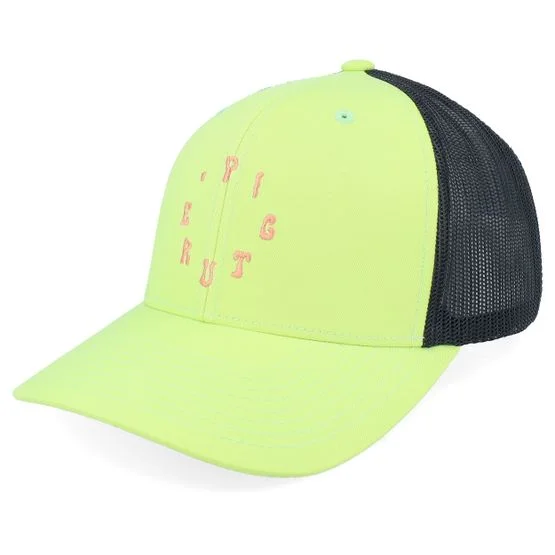 Picture - Zephyr Cap B Sap Green/Black Trucker Trucker Green Cap - @ Hatstore