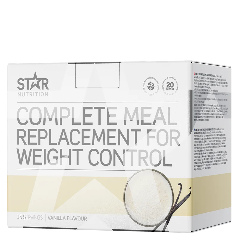 Star Nutrition Complete Meal replacement for weight control Vanilla Kort datum