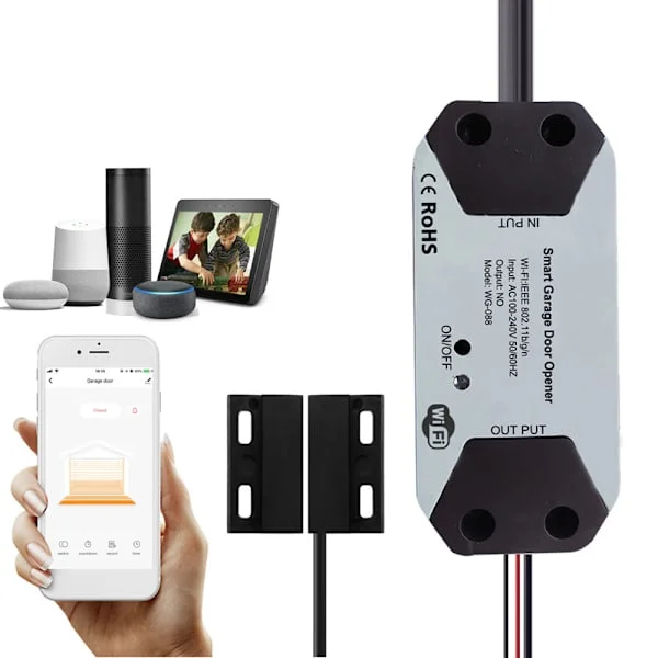 Smart Tuya WiFi-switch til garageportåbner med SmartLife APP-kontrol(YH)