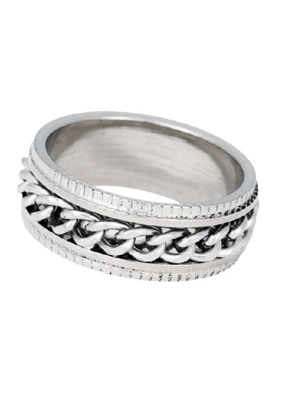 by BILLGREN Caden | Stressring Ringar Herr Silver 20 mm