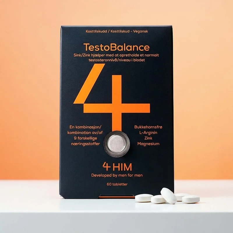 3 for 2 - 4 HIM & HER TestoBalance 60 tabletter, Helse & Madvarer, Kosttilskud Til Mænd, Testosteron