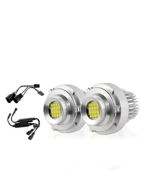 AliExpress - 2 pièces, feux de positionnement Angel Eyes sans erreur pour BMW Série 5 E60 E61 LCI 07-10, feux de positionnement LED 160W, anneau halo 