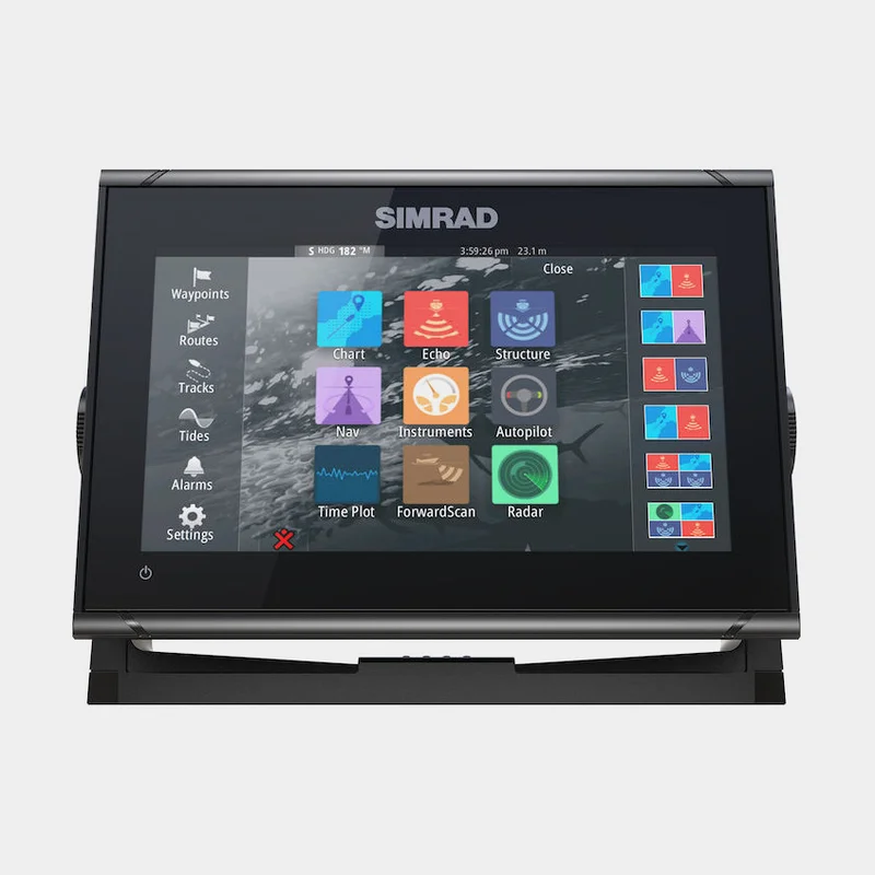 Karttaplotteri moottoriveneeseen Simrad GO XSE, 9" | ilman anturia
