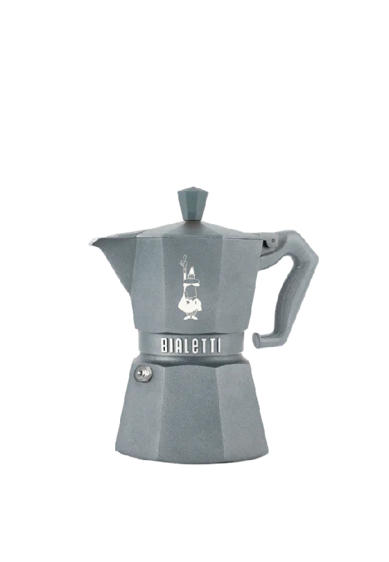 Bialetti Kokare 3 kopp MOKA EXCLUSIVE INDUCTION Grå BIALETTI Köksredskap Unisex 130ml 15x9,8x16cm
