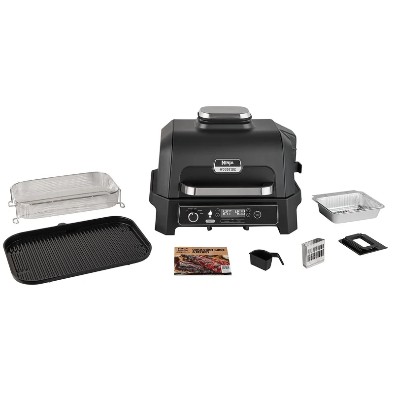 Ninja OG850EU Woodfire elgrill | Utematlagning > Grillar > Elgrill | Bagaren och Kocken