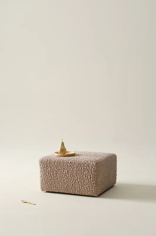 Jotex - Mini Bankmodule Poef 50x50 Cm Beige Beige - BALTIMORE - Koop Kinderbanken bij Jotex
