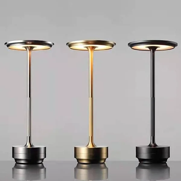 Sladdlös Lampa Ögonskydd LED Sladdlös Lampa, Sladdlös Bordslampa Uppladdningsbar, Touch Trefärgsjustering Sladdlös Lampa Svart