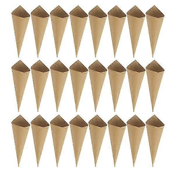 120 st Kraftpapper Ark Bröllop Konfetti Koner Papper Blomblad Koner Kraftpapper Koner Kraftpapper Konfetti Koner (FMY)