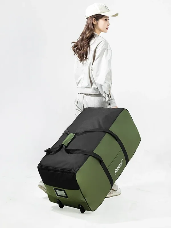 AliExpress - Frühlings-Studenten-Gepäck: Große, faltbare Reisetasche mit Rollen für Bettdecken und mehr