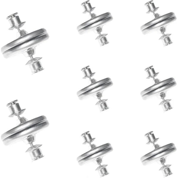 8Pack Magnetiska Gardiner Clips Magneter - Duschdraperi Tillbehör
