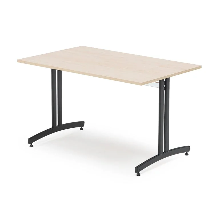 Kantinebord SANNA, 1200x800x720 mm, sort/birk