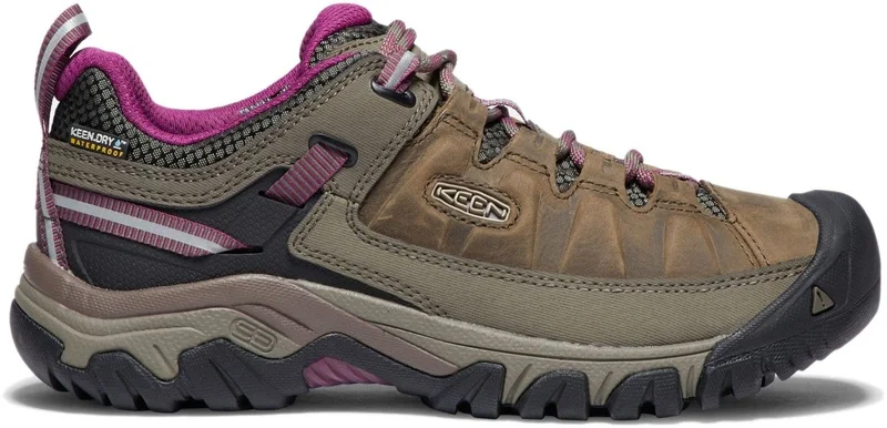 Keen Footwear Targhee III WP -naisten vaelluskengät, ruskea/pinkki
