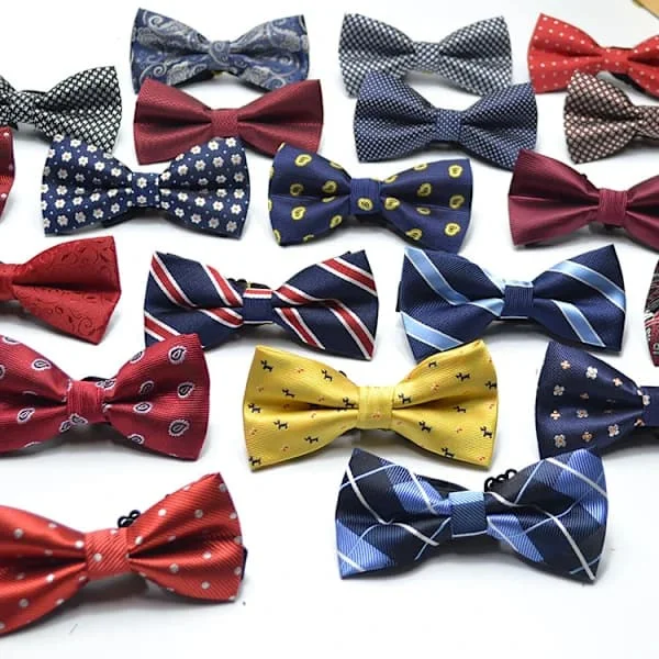 9 Pieces Bow Ties for Men's Suit, Jacquard Bow Tie for
