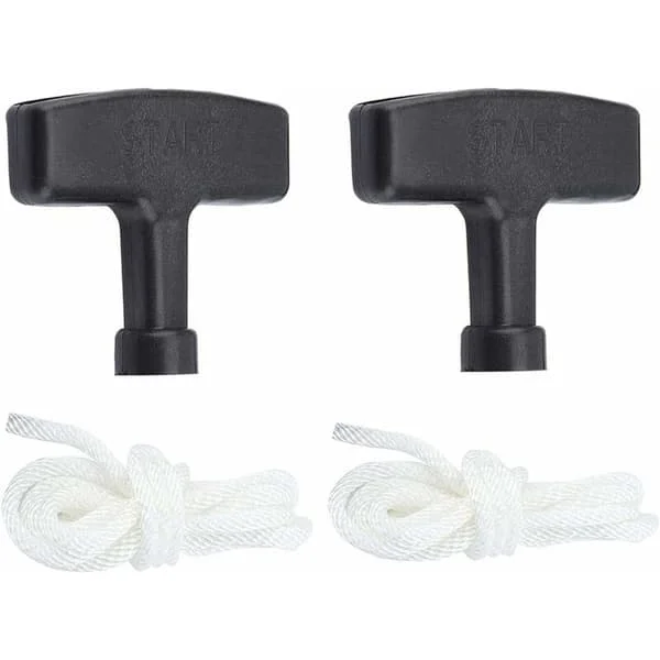 2 Stycken Startsnöre med Återgång, Startsnöre och Handtag, Gräsklippare Sta