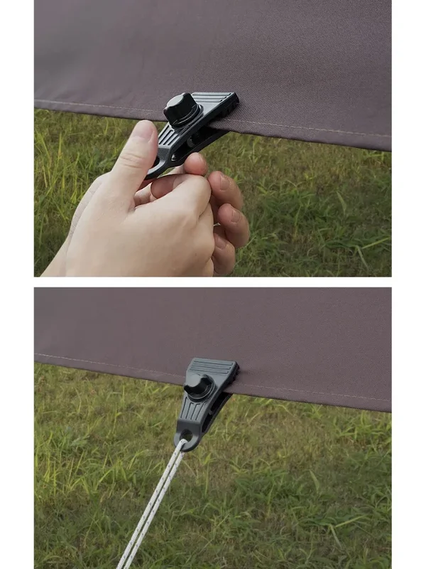 AliExpress - 10PCS Outdoor Tent Clip Winddicht Bevestigingsclips Camping Zware Tent Guy Line Haken Dekzeil Touw Bevestigingen voor Dekzeilen Luifels