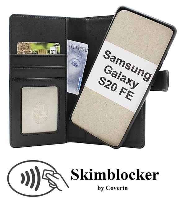 Skimblocker Samsung Galaxy S20 FE 5G Magnet Plånboksfodral