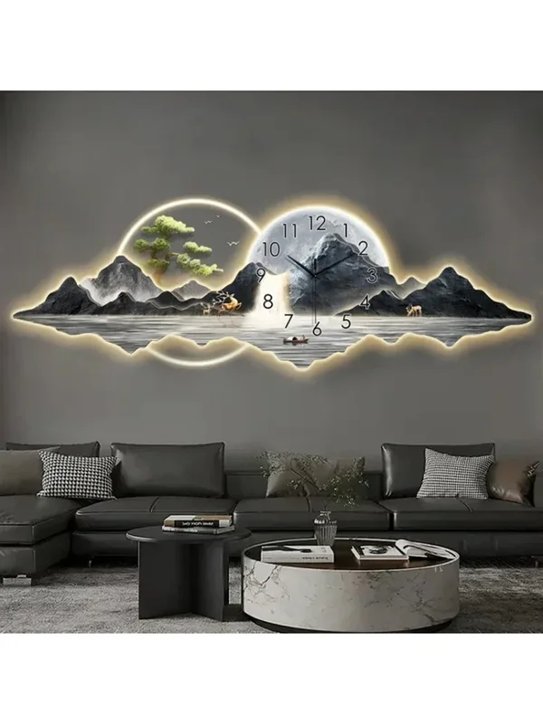 AliExpress - Salle de bain horloges murales de luxe coréen salon numérique chambres minimaliste montre murale nordique dessin animé Reloj Pared décor 