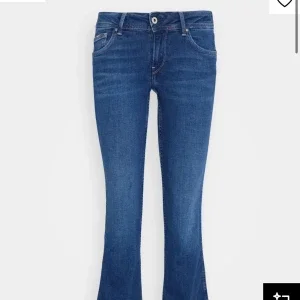 Blå flared jeans från pepe jeans