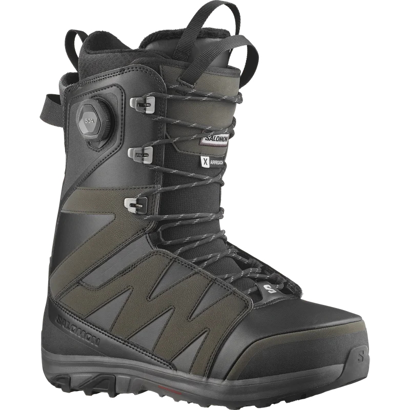 Salomon - Buty snowboardowe Buty snowboardowe X Approach Lace Sj BOA - Black / Black