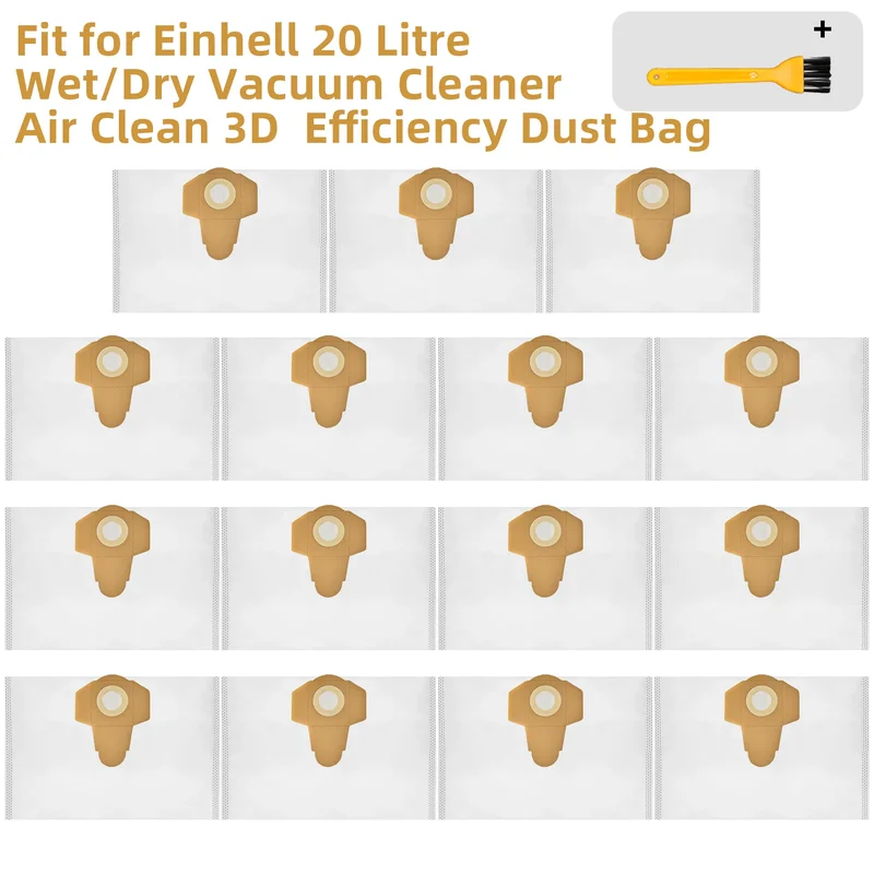 AliExpress - Sacs d'aspirateur non tissés de 20 L compatibles avec les aspirateurs eau et poussière Einhell, sacs anti-salissures adaptés à Einhell