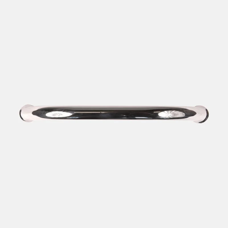 Håndtag båd / håndliste NOCK Goodgrip, oval profil med skrå ende, til indvendig bolt, syrefast rustfrit stål, 335 x Ø25 mm