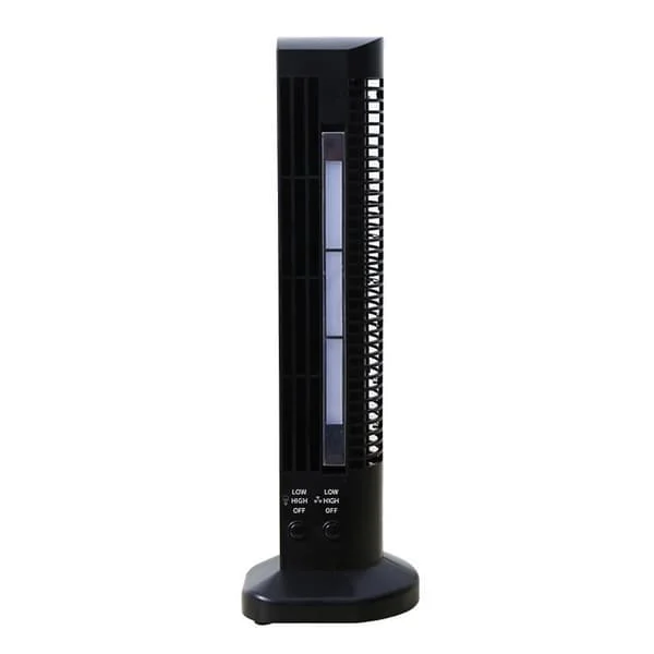 2 in 1 Tower Fan with Light Bar Adjustable Gears Quieter Air Cooler for Home Bedroom Use
