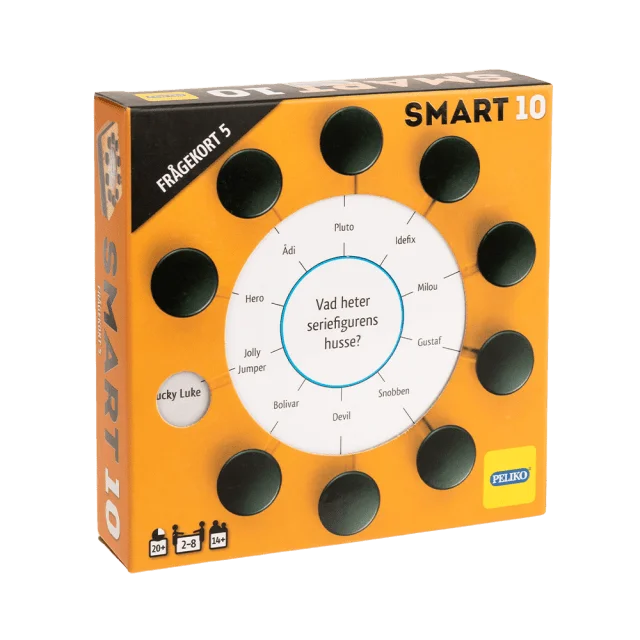 Martinex SMART10 FRÅGEKORT 5 SE Spel Unisex Orange 11,5 x 3