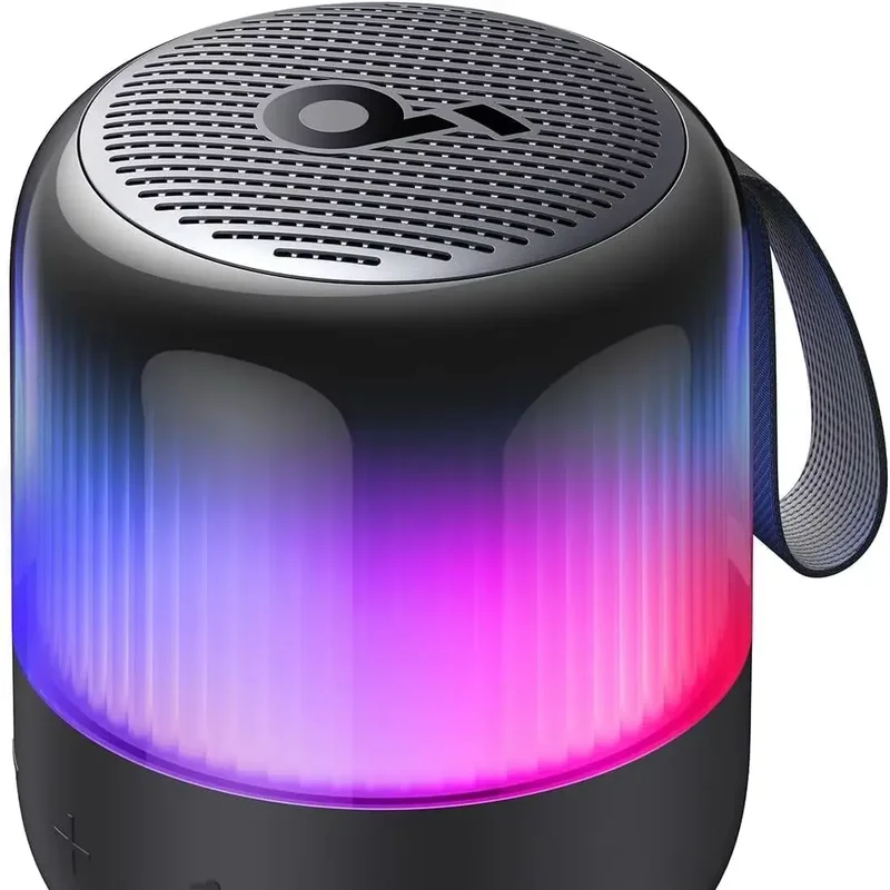 AliExpress - soundcore Glow Mini Speaker, Portable Bluetooth Speaker, 360° Sound, Light Show, 12h Playtime, Individually Adjustable EQ & Light, IP67 