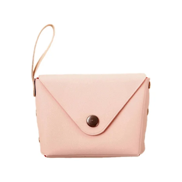 Coin Purse Small Storage Bag PU Leather Change Pouch Key Bag Mini Bag Wallet Coin Purse for Kids Women Girls Light Pink