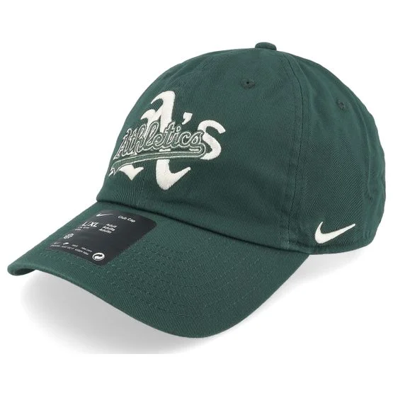 Nike MLB - Oakland Athletics Statement Club Green Dad Cap - Nike Unconstructed Green Cap - MLB @ Hatstore