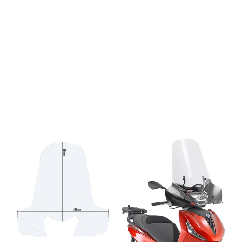 Parabrezza Givi Scooter A - Piaggio Beverly 300 2023-2023