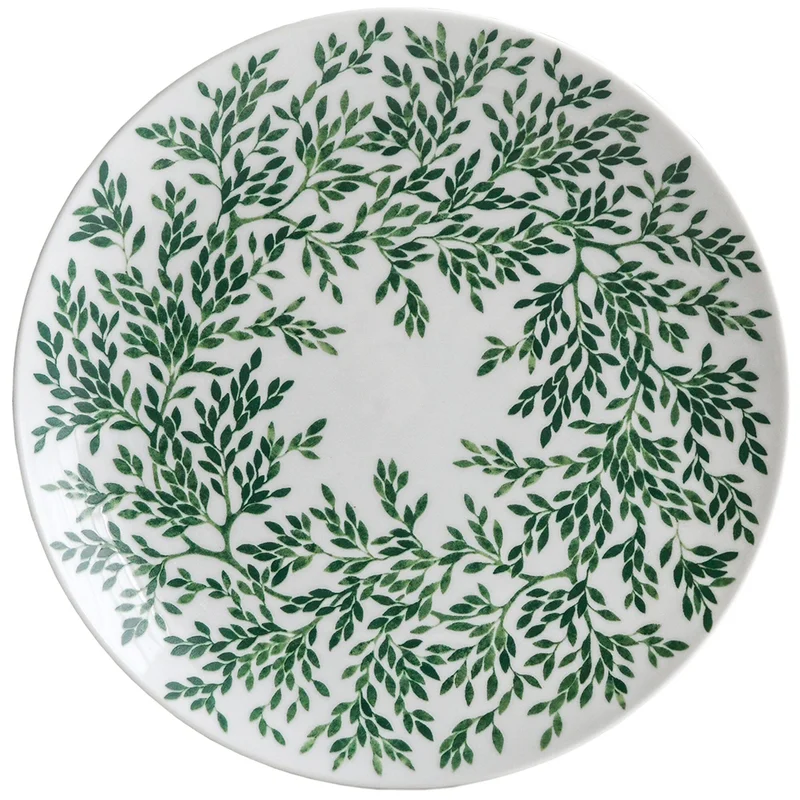 Götefors porslin Myrten asetti, 21 cm, vihreä