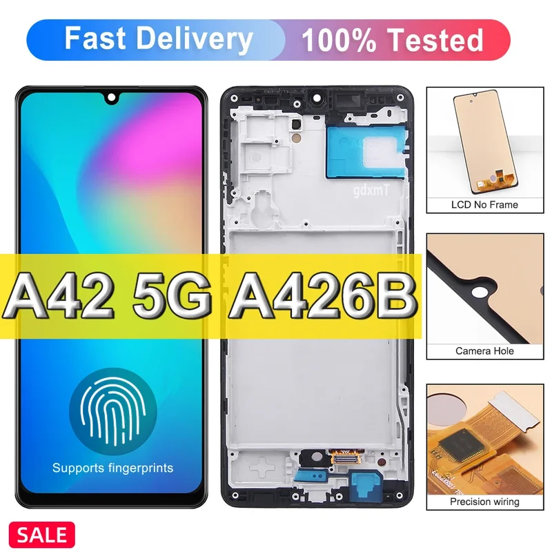 AliExpress - Écran tactile OLED de remplacement pour Samsung Galaxy A42 5G, écran LCD SM-A426B A426U, numériseur de remplacement pour Samsung A42