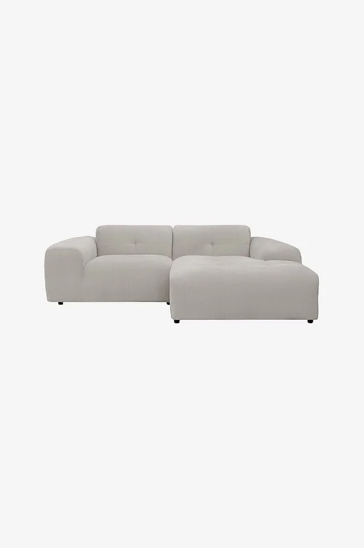 NORDICOMFY - Sofa Fab Liten sjeselong til høyre - Beige - Sofaer med sjeselong - Fra Homeroom