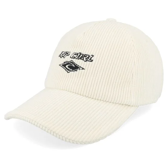 Rip Curl - White unconstructed Czapka Z Daszkiem - Icons Of Surf Cap Bone Dad Cap @ Hatstore