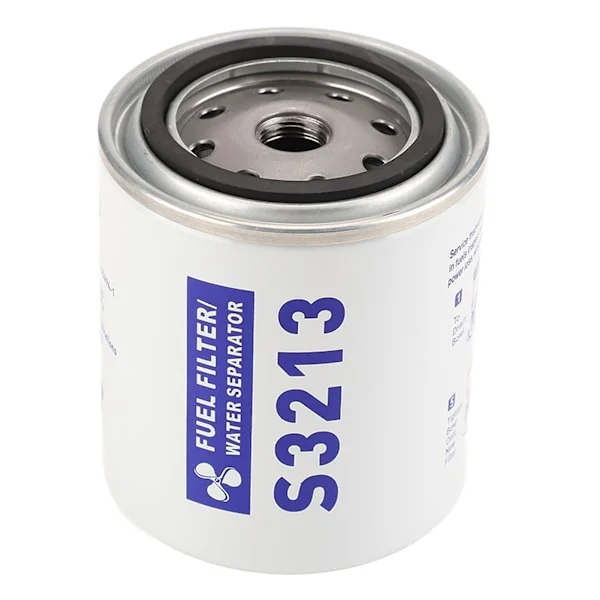 Bränsle Vattenavskiljande Filter Korrosionssäkert Rostfritt Stål Ersättning Bränsle Vattenavskiljare S3213 för Motorbåt Yacht