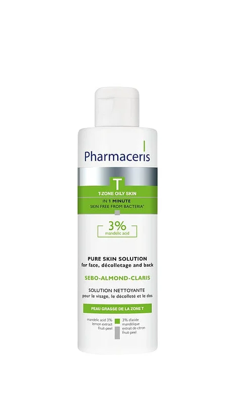 Pharmaceris Sebo-Almond-Claris 3% Mandelic Acid Pure Skin Solution 190 ml, Hudpleje, Dermatologisk- & SpecialSkincare, Uren Hud