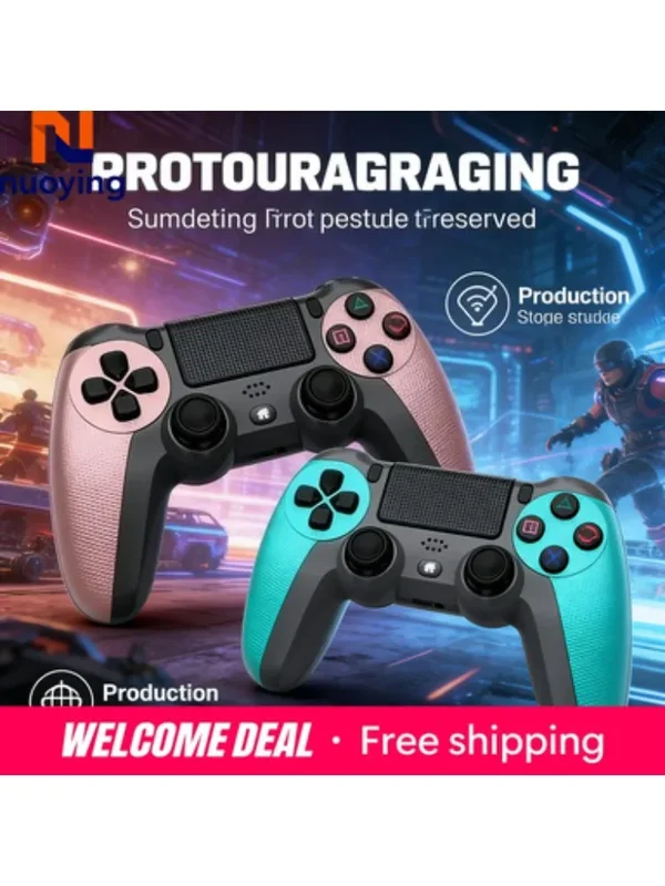 AliExpress - Kabelloser Fernbedienungs-Joystick für PS4 Bluetooth Gamepad-Controller Kompatibel mit PS4 Slim LED
