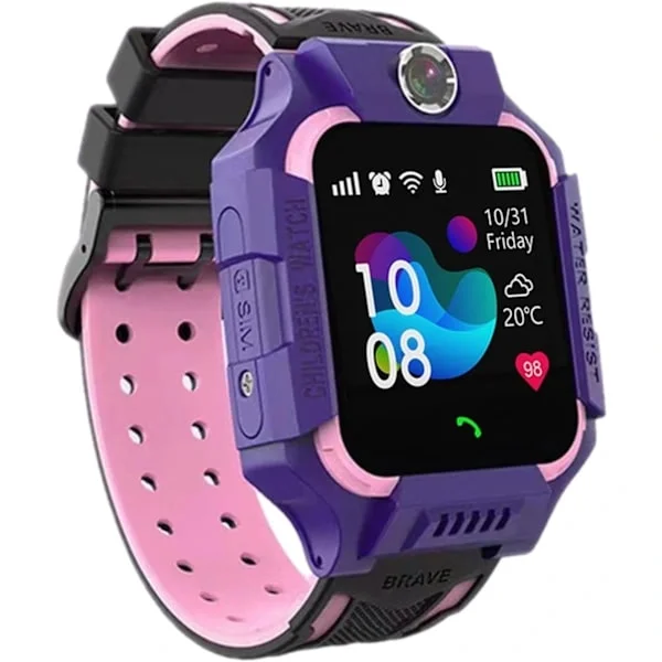 Smartwatch för barn - Vattentät Smartwatch, GPS-spårning Armbandsur för barn, Barnvideo