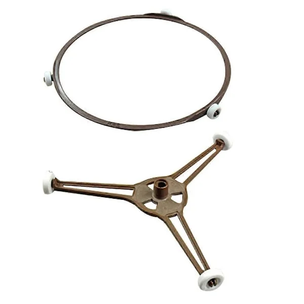 Mikrobølgeovn Roterende Ring Mikrobølgeovn Dreietallerken Brett Rulle Støtte Hjul Ring Mikrobølgeovn Matlaging Multi 17.80X17.80X1.50CM Roterende Mat 
