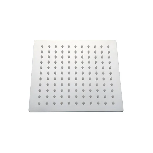 Square Shower Head, Steel Shower Head, Chrome Finish, 30 x 30 cm