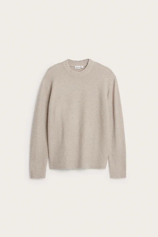 Kappahl | Dzianinowy sweter Beżowy 2XL | Mężczyzna