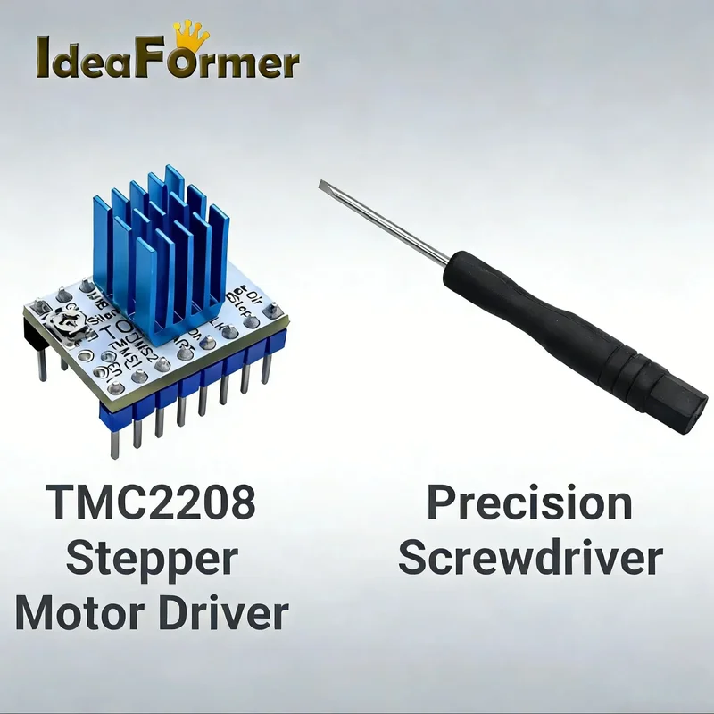 AliExpress - TMC2208 Stepper Motor V 1,2 StepStick Fahrer Modul mit Kühlkörper Schraubendreher für 3D Drucker Controller