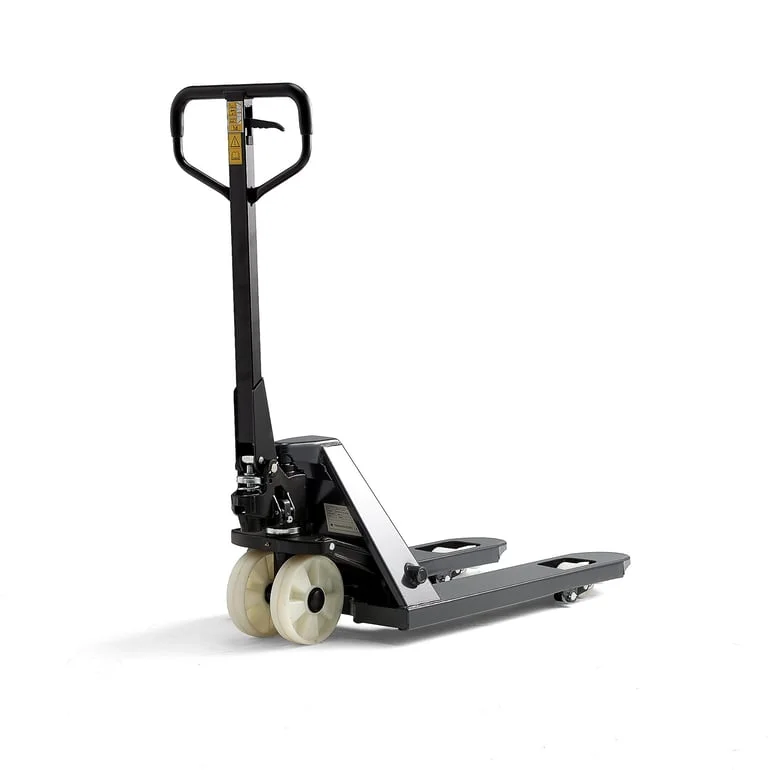 Quick lift pallet truck BOOST, 2500 kg, L 800 mm, single, nylon, grey