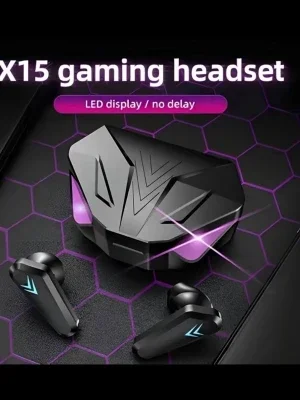 X15 Gaming Headset in ear-buds hörlurar (inte Appel)