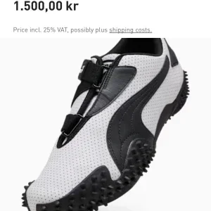 Puma Mostro Perf svartvita sneakers