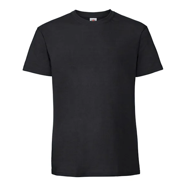 Fruit Of The Loom Herr Iconic Premium Ringspun Bomulls T-shirt S