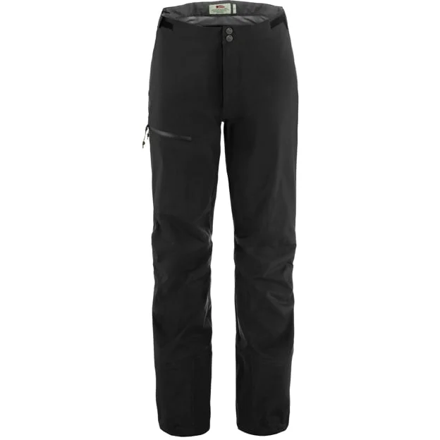 Fjällräven Keb GTX Housut L - Naiset - Black - Kuorihousut