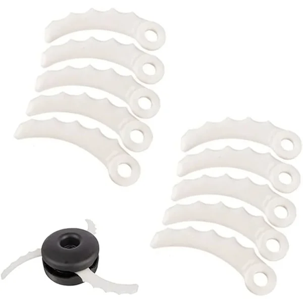 12-pack Plast Ersättningsblad kompatibla med 198426-9 198383-1 DUR368AZ DUR369AZ DUR368LZ Trimmer